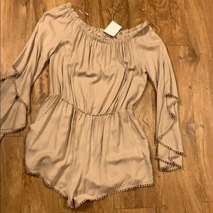 Tan Romper
